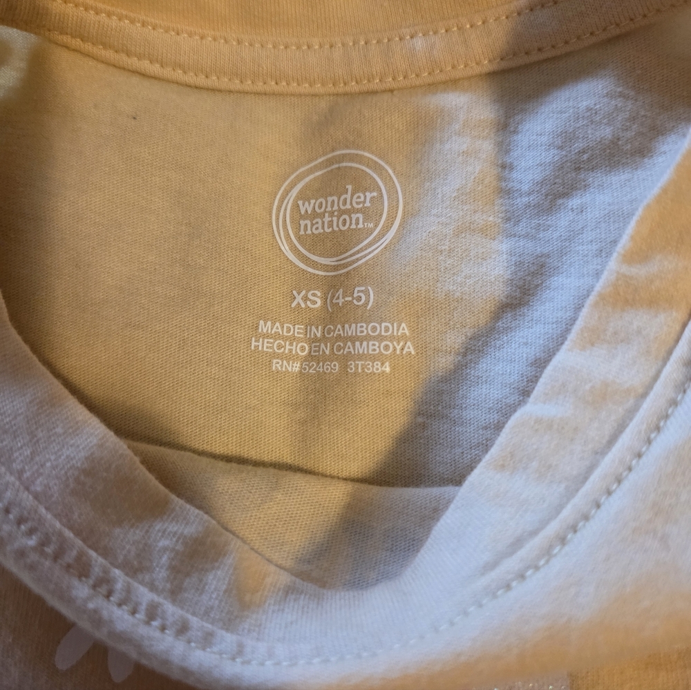 ๐5/$10 wonder nation Yellow Graphic 'Eggsellent' Short Sleeve Tee - Picture 3 of 4
